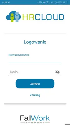 HR Cloud FALLWORK android App screenshot 0